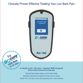 DCcure PEMF Therapy Back Pain Relief by Aerotel